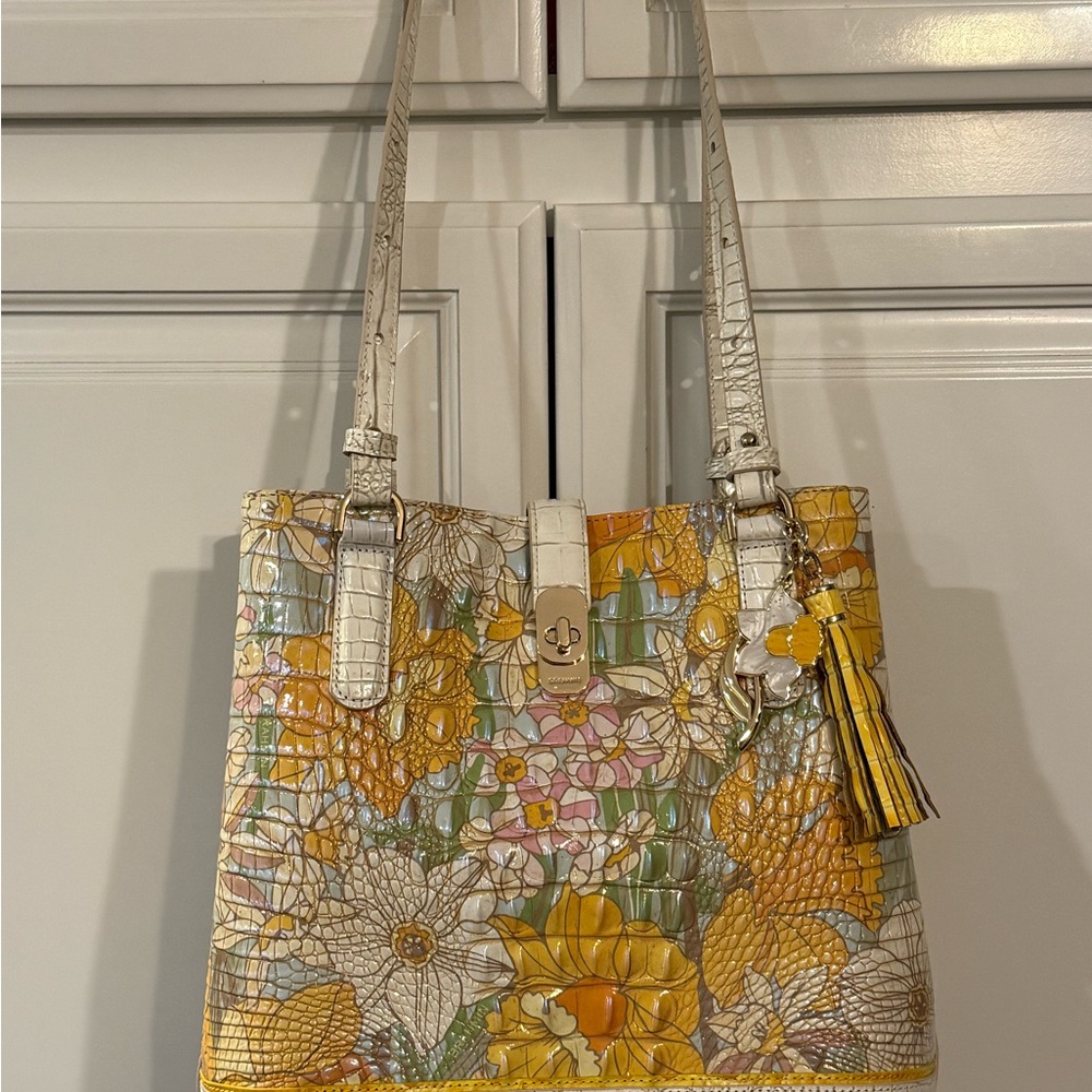 Brahmin Fiora Daffodil Pimlico bag New! Style T98226300332 - Picture 11 of 14